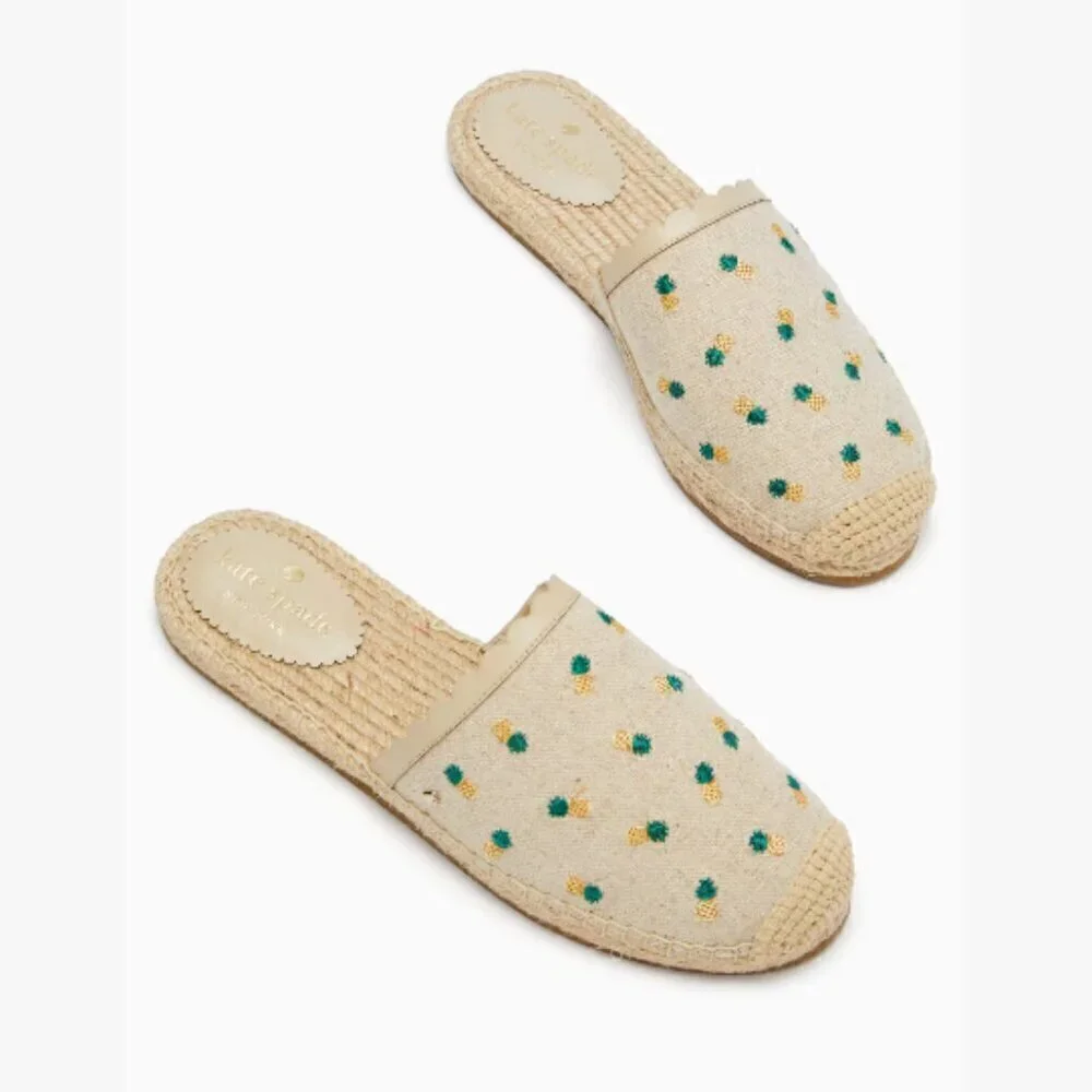 NEW!! Kate Spade Rosie Pineapple Flats -Size 8